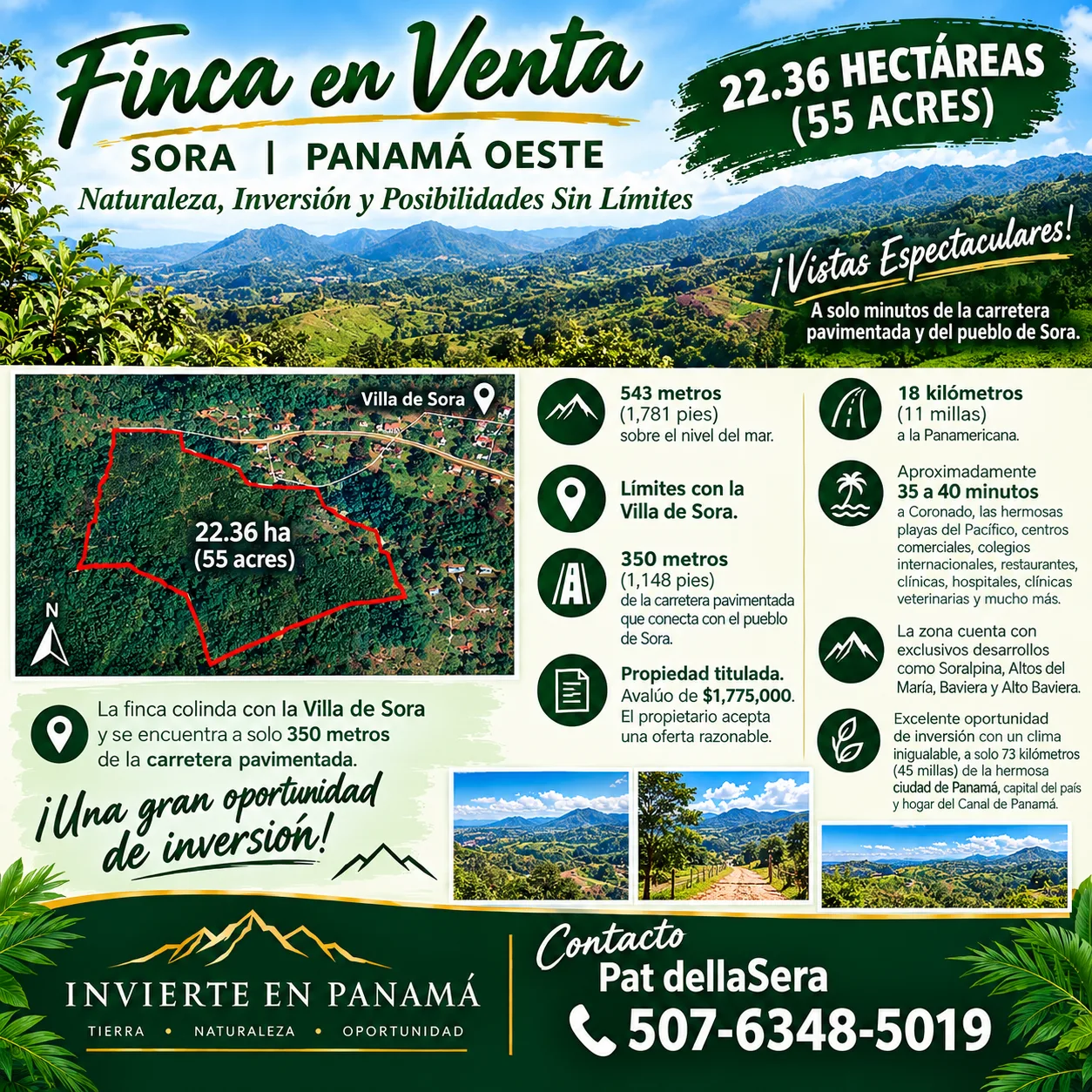 Finca en Venta, Sora, Panama Oeste. — imagen 1 de 2